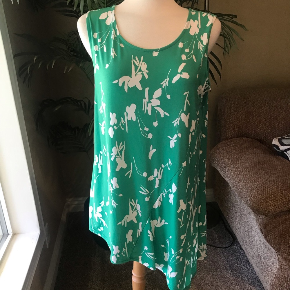 Alfani plus size scoop neck stretch tunic top